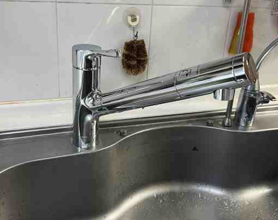 水栓カートリッジ交換修理方法（レバー水栓）