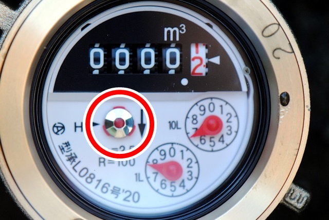 水道メーターのパイロット