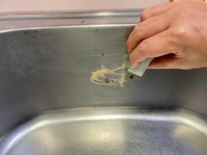 シンクのサビ掃除の仕方jpg