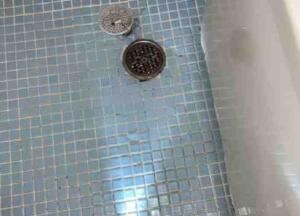 タイルの目地のパックの仕方