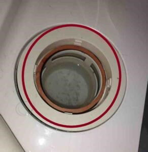 トラップ部を取り付ける