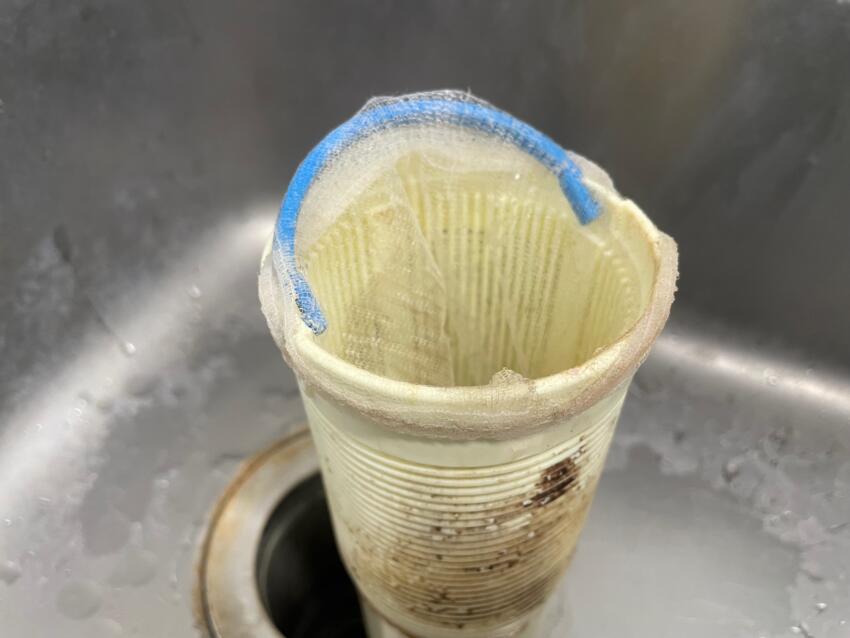 ゴミ受けネットやフィルターを活用